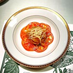 北京料理桂蘭 - クラゲの酢の物です(o^^o)