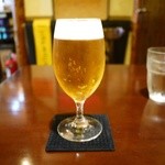 たやか - ランチ生ビール 300円。