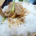 タレかけご飯がまた美味い！　日本に生まれて良かった。