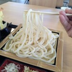 温井製麺 うどん処 ぬくい - もりうどん_大盛り_天ぷら(2024.08)
