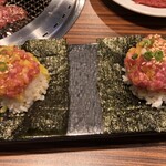 焼肉ホルモンかたひら - トロタク巻き　1800円くらい