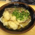 まるふくうどん - ごぼう肉うどん440円