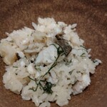 池下 成る - アユの炊き込みご飯