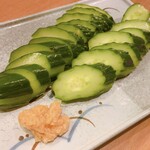 乾杯酒場 アホウどり - きゅうりの浅漬け