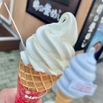 토우게노 카마메시 오기노야 조우신에츠 자동차도 히가시부 유노마루 SA(하행선) - 나가모리 목장의 소프트 아이스크림