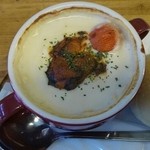 七宝グラタンとパン