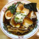 らーめん心繋 - 生姜醤油の油無しのアップ