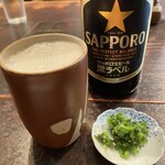 寺方蕎麦 長浦 - 黒ラベルとお通し