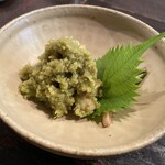 寺方蕎麦 長浦 - 鶏わさび和え