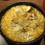 鷹流 - カレーつけ麺 つけ汁アップ！