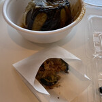 道の駅 よって西土佐 - 米ナスカレーと米ナスの豚巻き天ぷら