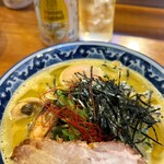 麺や 佐市 - 佐市麺　1,200円　ハイボール（缶/角350ml）　390円