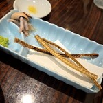 うなぎ 魚政 - 骨せんべい