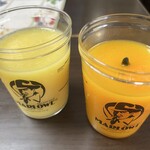 マーロウ 逗葉新道店 - 有田みかん(オレンジ色)湘南ゴールド(薄いレモン色)