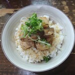 らあめん サンド - 炙りチャーシュー丼