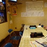 宮入そば - （2014/2月）店内テーブル席