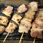 ちょいのみてい - ねぎま，豚バラ