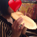 Hakuri tabai hambee - 巨大ソースせんべい