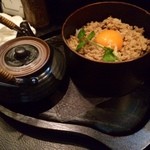 焼き鳥 陀らく - 鶏そぼろ飯がうますぎる！