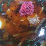 満州ニラら～めんの店 さかえや - 満州ニララーメン（中・アップ）