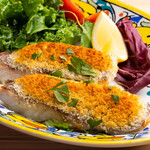 本日鮮魚のチーズパン粉焼き