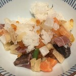 築地魚河岸 虎杖 - ひつま飯その1  そのまま取り分け