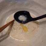 月よみ鶏そば - 白トリュフオイルを入れました！