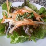 自家製ドレッシング　本日は、コーンドレッシングでした