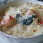 海老ドリア　大きな海老が入っています