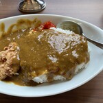 喫茶わかば - 追いカレー。このダクダク具合がたまらない。
