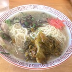 七福亭 - 3杯目（辛子高菜トッピング）