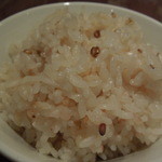 ぽわぶる - 真イワシのフリットと同時に配膳されたご版