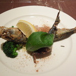 ぽわぶる - 佐島の真イワシのフリット（８５０円）ごはんの他、スープ、サラダ、コーヒー付き