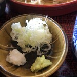蕎麦処 みかわ - 薬味