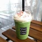クレープアンドカフェ ヴァーチュ - 抹茶ベリー　フラッペ(￥640)。長居したので、その分のお礼として（笑）