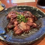 焼肉レストランひがしやま - ひがしやまセットのお肉アップ