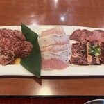 焼肉レストランひがしやま - レディースセットのお肉アップ