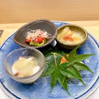 鮨 天ぷら 祇園いわい - 前菜4種盛り