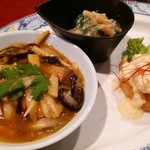 台湾料理 大好ヤ - 週替わりプレート(豆腐の四川風あんかけ、海老マヨ、ブロッコリー)　ランチ