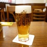 Ginza Raion Reo - ランチビール 350円。