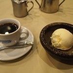 末廣軒 - ステーキコース デミタスコーヒー＆アイスクリーム