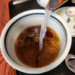 げた家 - 蕎麦湯はさらりタイプ