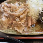 旬菜の味わい がら里 - 単品豚生姜焼き