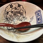 金澤濃厚中華そば 神仙 - 完食しました！