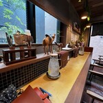 カレー専門店 円山教授 - 1Fのカウンター席