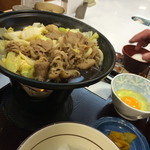 Sukiya - 【牛すき鍋定食】￥580