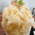 こひる庵 - 桃がやばうますぎて幸福感半端ない╰(*´︶`*)╯♡