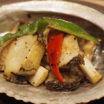 割烹さいお - 鮑バター焼き