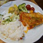 キッチン ブルー グローブ - みたびワンプレート