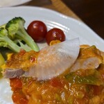 キッチン ブルー グローブ - カブのお新香を乗せると、サッパリ感が増します